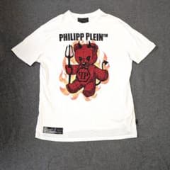 PEILIPP PLEIN HOMME フィリッププレイン Tシャツ スタッズ PEILIPP PLEIN HOMME フィリッププレイン テディベア Tシャツ - メルカリ