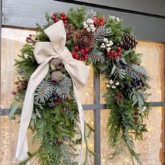 ホースシュー　幸せを呼ぶ　クリスマスリース　特大 ホースシュー 幸せを呼ぶ クリスマスリース 特大 - メルカリ