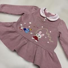 ミキハウス　うさ子ピンク トップス 80のサムネイル