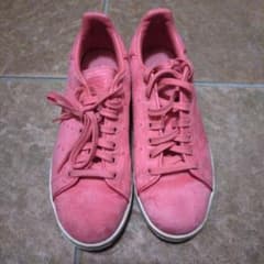adidas STAN SMITH ピンク スエード スニーカーのサムネイル