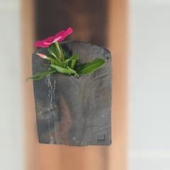 陶器 壁掛け 一輪挿し 花器 インテリアのサムネイル