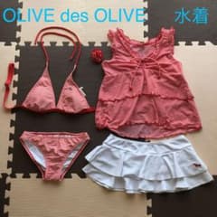 OLIVE does OLIVE 赤ボーダー　セパレート水着のサムネイル