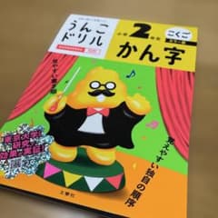 うんこドリル／小学2年生／かん字／漢字検定9級対応のサムネイル
