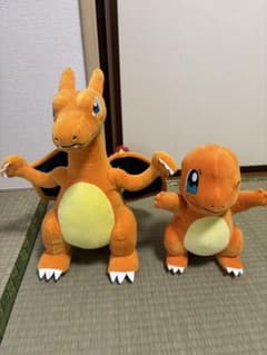 ポケモン リザードン ヒトカゲ ぬいぐるみ 2体セット - メルカリ