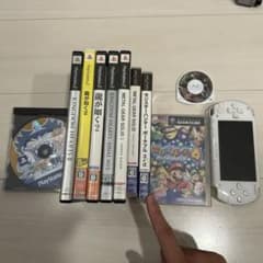 PSP 本体 ホワイト ゲームソフトセットのサムネイル