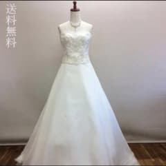 ビージングチュールレースAラインドレス　ウェディングドレスのサムネイル
