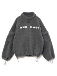 andmary Mary logo fleece jacket フリース - メルカリ