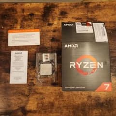 Ryzen 7 5800x CPU PCパーツのサムネイル