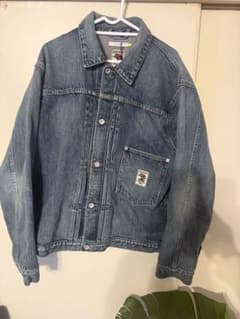 村田親子 made in yp 新品 デニムジャケット ビンテージ加工 Gジャン made in yp デニムジャケットXL村田親子 - メルカリ