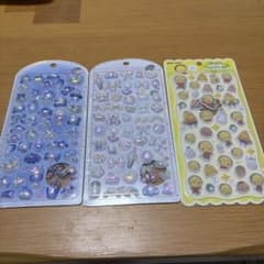 シール 3点セット ボンボンドロップ フロッキーコジコジ