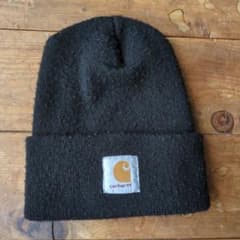 Carhartt ニット帽 ビーニー ブラックのサムネイル