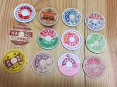 牛乳キャップ 12枚セット 未使用品のサムネイル