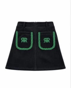 NOEL REUSSIR コーデュロイ ゴルフスカート 黒 SIZE2のサムネイル