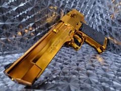 かつお　マルイ デザートイーグル.50AE ガスガン ゴールド 金！！ゴールド！！ デザートイーグル .50AE ガスガン 金 ① 東京