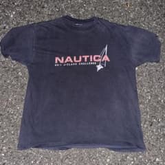NAUTICA Tシャツ 古着 y2k デカロゴのサムネイル