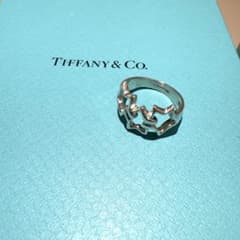 Tiffany & Co. シルバー トリプルオープンスター リング - メルカリ