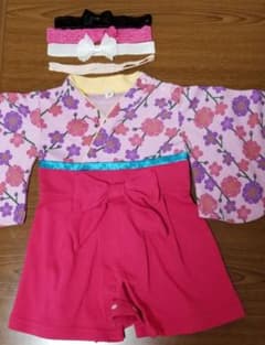 袴ロンパース 女の子のサムネイル