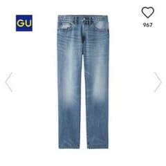 GU レギュラーストレートジーンズのサムネイル