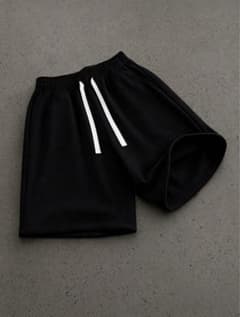 [新品]XS 短パン　黒　ブラック　ハーフパンツ　ヤリラ　drip どりっぷのサムネイル