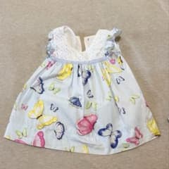 MONNALISA セットアップ　蝶々柄 トップス 36M 3歳　女の子服のサムネイル
