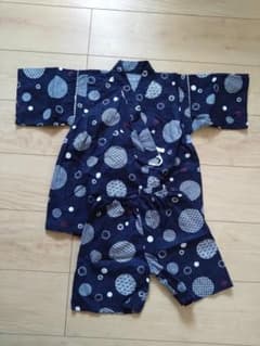 甚平 120cm 紺色 コットンのサムネイル