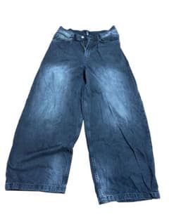 H&M SUPER BAGGY デニムパンツ ブラック 29/30のサムネイル