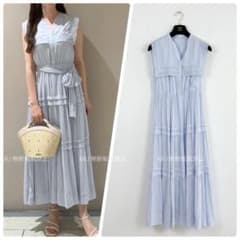 CELFORD】新品未使用 25SS レーススクエアカラーワンピース 36 - メルカリ