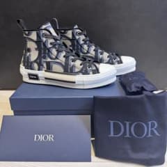 【購入証明書付】サイズ43 DIOR ハイカット スニーカー オブリークのサムネイル