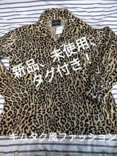 ヒョウ柄　レオパード　サイズL  M 素材良　新品未使用品タグ付　キムタク風のサムネイル