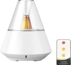 【新品/未開封】ミニ加湿器 卓上 アロマディフューザー 超音波式 ホワイトのサムネイル