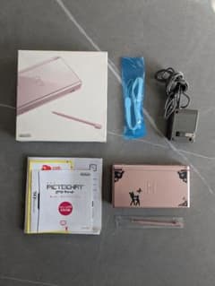 【動作確認済み】Nintendo DS ライト 本体 メタリックロゼ 付属品有りのサムネイル