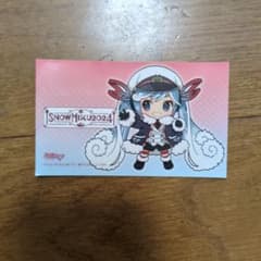 SNOW MIKU 2024 스티커 하츠네 미쿠