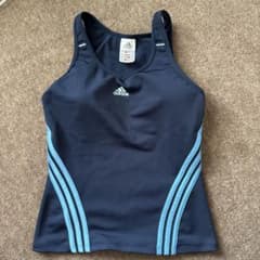 adidas XLセパレート水着 トップスのみ　ネイビー OTサイズ(XL)のサムネイル
