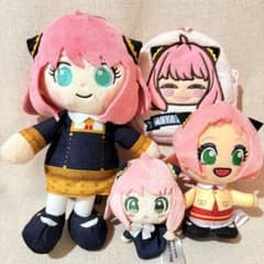 Spy Family Anya Plush Keychain Strap Bundle
