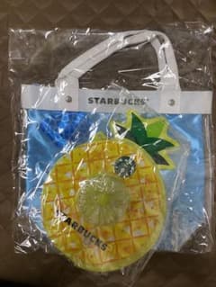 スタバ　透明ビニールバック　浮き輪カップホルダーのサムネイル
