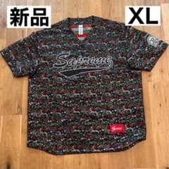 Supreme Floral Jacquard Baseball Jersey - メルカリ