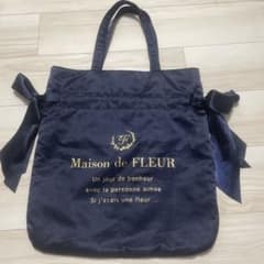 Maison de FLEUR  ダブルリボンギャザートートバッグのサムネイル