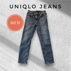 UNIQLO ユニクロ　ストレッチスリムストレートジーンズ　22インチのサムネイル