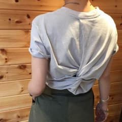 【新品】TODAYFUL Back Twist Tee / Tシャツ 半袖Tのサムネイル