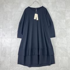 定価2,8万＊タグ付未使用＊ヨーガンレール フラーのチュニックワンピース グレー 定価4.6万 未使用タグ付 ヨーガンレール シルクウールスムース