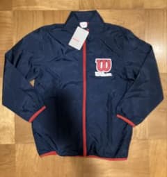 値下げ中！【新品未使用】Wilson ウィンドブレーカー サイズ150 ネイビーのサムネイル