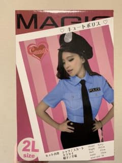 【値下げしました】コスプレ　ハロウィン　ポリス　レディース　2Lサイズのサムネイル