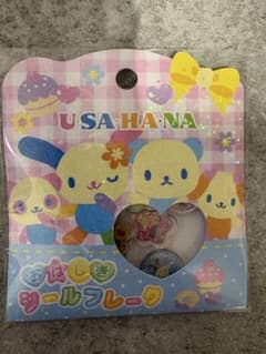 【正規品】サンリオ ウサハナ おはじきシールのサムネイル
