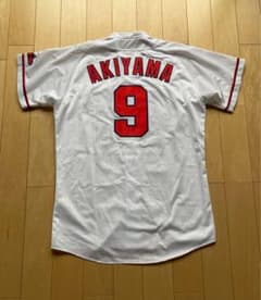 ①広島東洋カープ 秋山翔吾選手 前ホーム HQ レプリカ ユニフォーム O 