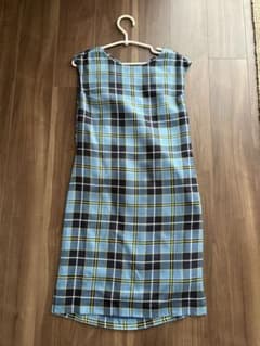 ★美品★ミナペルホネンmina perhonen タータンチェックワンピース ☆美品☆ミナペルホネンmina perhonen タータンチェックワンピース