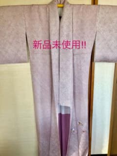 着物 正絹 訪問着 総絞り 刺繍入り 新品未使用‼︎のサムネイル