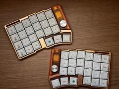Cornix LP オレンジ 分割キーボード ポーチ付き 使用1時間 - メルカリ