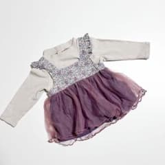 プティマイン　花柄チュールチュニック 80のサムネイル