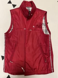 BURBERRY BLACK LABEL レッドベスト Lのサムネイル