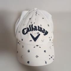 Callaway ゴルフ キャップ メンズ ホワイト 総柄のサムネイル